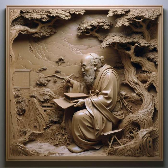 نموذج ثلاثي الأبعاد لآلة CNC 3D Art 